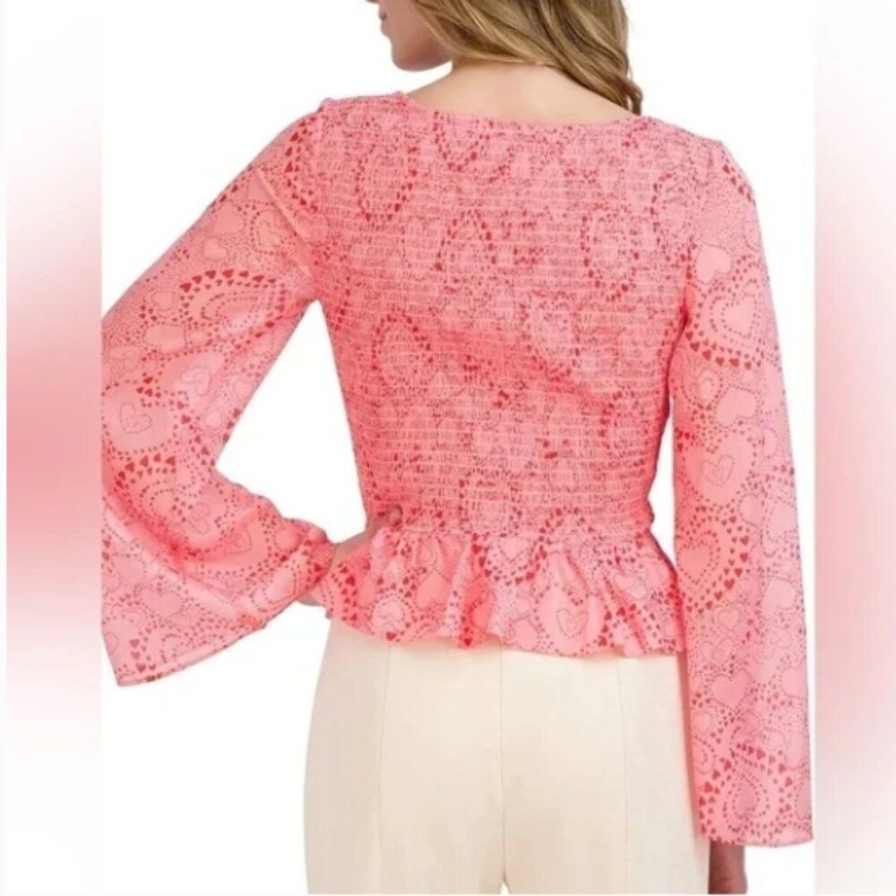 BCBGeneration Split Neck Blouse Small NWT - image 5